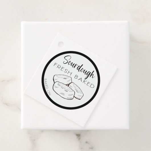 ZUURDEEG ENGELSE MUFFIN LABELS, ZELFGEMAAKTE ZUURD BEDANKJES LABELS (In situ)