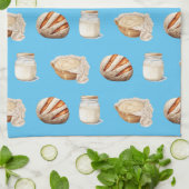 Zuurdesem Patroon Keuken Handdoek (Gevouwen)