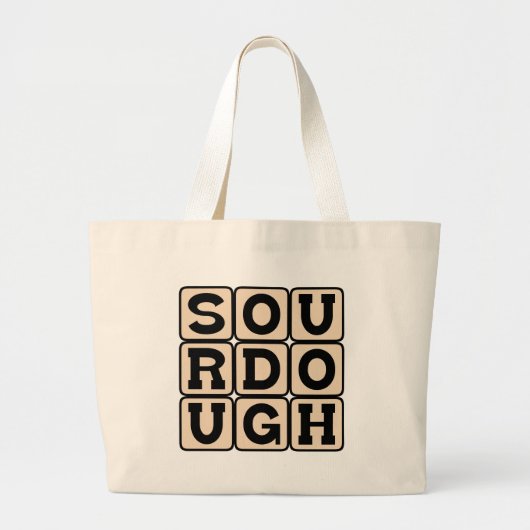 Zuurdesem, San Francisco Brood Grote Tote Bag (Voorkant)