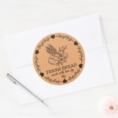 Zuurdesembrood Bakken Ronde Sticker (Envelop)