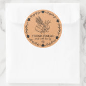 Zuurdesembrood Bakken Ronde Sticker (Tas)