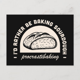 Zuurdesembrood liefhebber grappige citaten briefkaart