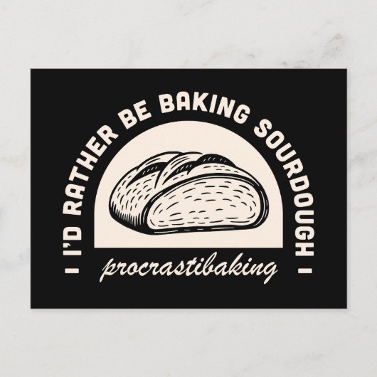 Zuurdesembrood liefhebber grappige citaten briefkaart (Voorkant)