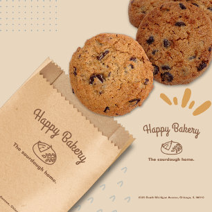 Zuurdesembrood minimalistische Logo Classic Bakery Bedankzakje