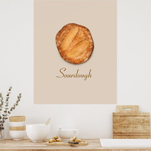 Zuurdesembrood Poster (Keuken)
