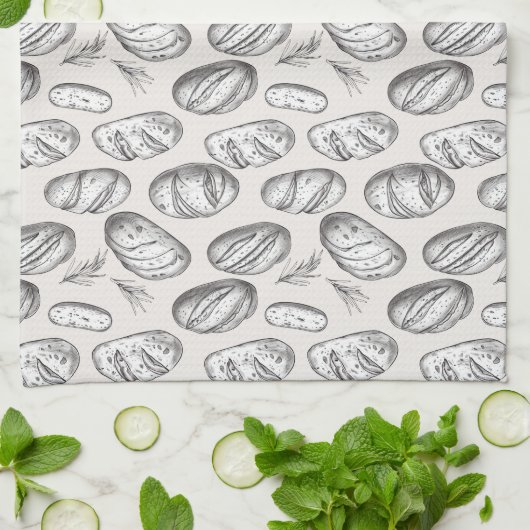 zuurdesemtheedoek theedoek (Gevouwen)