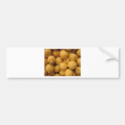 Zuurgele luiers bumpersticker (Voorkant)
