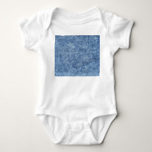 Zuurgewassen blauwe denim, close-up textuur. romper