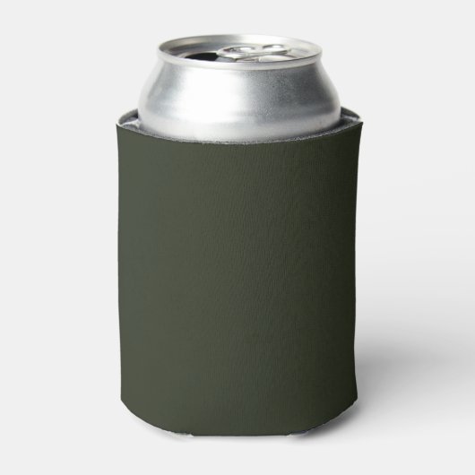 Zuurgroen - Groenzwart Blikjeskoeler (Blikje Voorkant)
