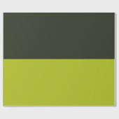 Zuurgroen - Groenzwart Cadeaupapier (Vlak)