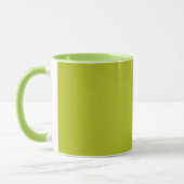 Zuurgroen (vaste kleur) mok (Links)
