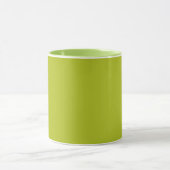 Zuurgroen (vaste kleur) mok (Midden)