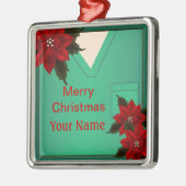 Zuurgroene kerstakerpremie Ornament 5 (Links)