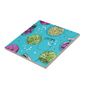 Zuurkool kool gistende illustratie tegeltje (Zijkant)