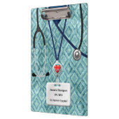 Zuurkruiden in het Blauwgroen diamantpatroon Klembord (Links)