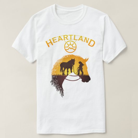 Zuurland, Ziekenland Ranch, Paardenovers, Ow T-shirt (Design voorkant)