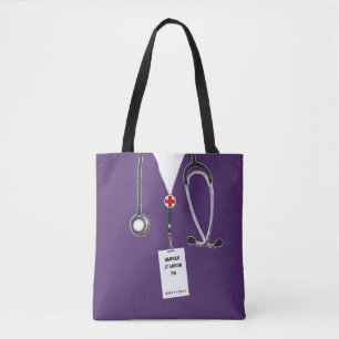 Zuurpaars Paars Tote Bag