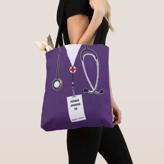 Zuurpaars Paars Tote Bag (Dichtbij)