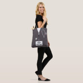 Zuurpaars Tote Bag (Op model)