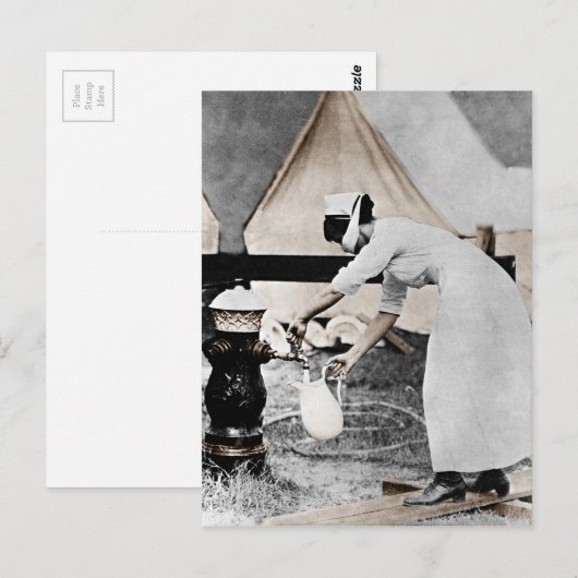 Zuurpompwater Briefkaart (Voorkant / Achterkant)