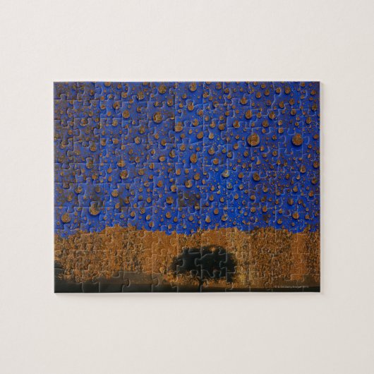 Zuurregen en milieuvervuiling legpuzzel (Horizontaal)