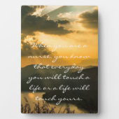 Zuurschild met Inspirerend prijsopgave Fotoplaat (voorkant)