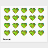 Zuurspat Hartsticker Hart Sticker (Vel)