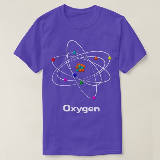 Zuurstof Atom T-shirt (Design voorkant)