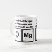 Zuurstof en magnesium OMG Koffiemok (Voorkant links)