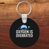 Zuurstof heeft een overwaardering van chloorbide-z sleutelhanger (Voorkant)