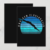 Zuurstof heeft een overwaardering van de zwembaart kaart (Voorkant / Achterkant)