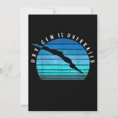 Zuurstof heeft een overwaardering van de zwembaart kaart (Voorkant)