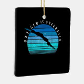 Zuurstof heeft een overwaardering van de zwembaart keramisch ornament (Rechts)