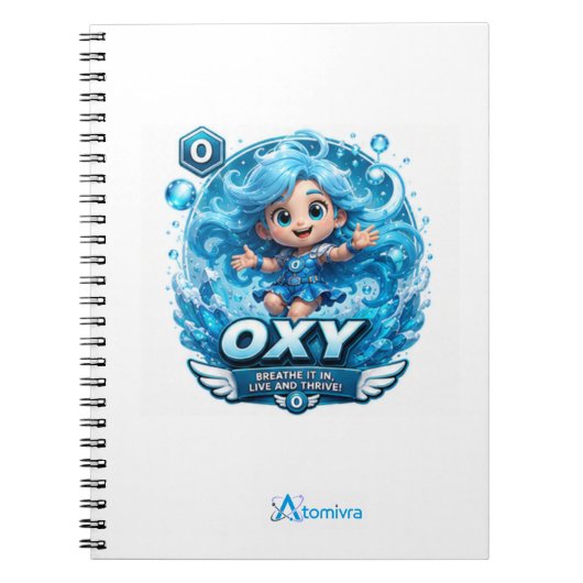 Zuurstof is ATOMIVRA Notitieboek (Voorkant)