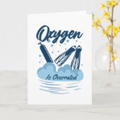 Zuurstof is Overrated - Voor Zwemmers Kaart (Gele Bloem)