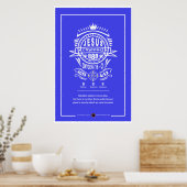 Zuurstof Jezus 888 Poster (Keuken)