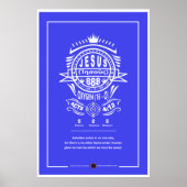 Zuurstof Jezus 888 Poster (Voorkant)