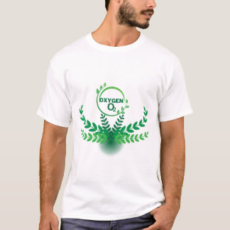 "ZUURSTOF" logo ontworpen T-shirt