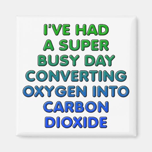 Zuurstof omzetten in koelkastmagneet magneet (Voorkant)