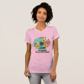 Zuurstof Optioneel – Whimsicale astronautenhelm me T-shirt (Voorkant volledig)