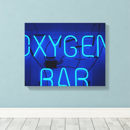 zuurstofbalk canvas afdruk (Insitu (Houten vloer))