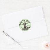 Zuurstoffabriek Ronde Sticker (Envelop)