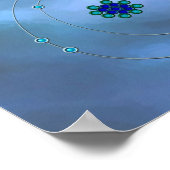 ZuurstofmolecuulPoster Poster (Hoek)