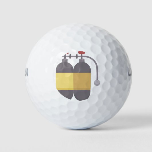 Zuurstoftank — scubasetank golfballen (Voorkant)
