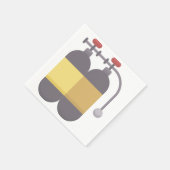 Zuurstoftank — scubasetank servet (Hoek)