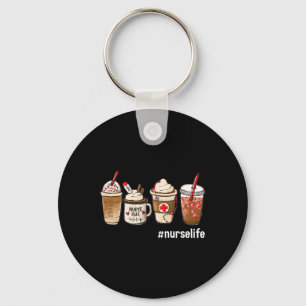 Zuurstofzout Funny Coffee Verpleegkundigen Brandst Sleutelhanger