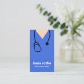 Zuurstokken en stethoscoop-Visitekaartje Visitekaartje (Staand voorkant)