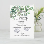 Zuurstudiepagina Eucalyptus Greenery Kaart (Staand voorkant)