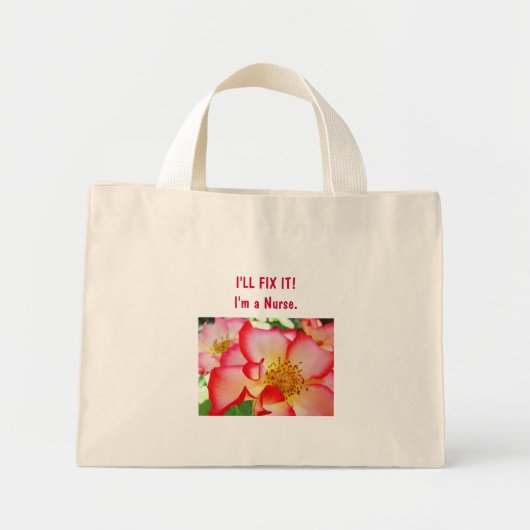 Zuurzak, IK ZAL HET VULLEN. Ik ben een Zuster canv Mini Tote Bag (Voorkant)