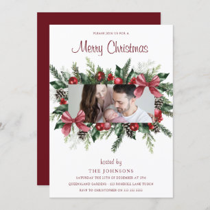 Zuurzame kerstdag met foto's kaart